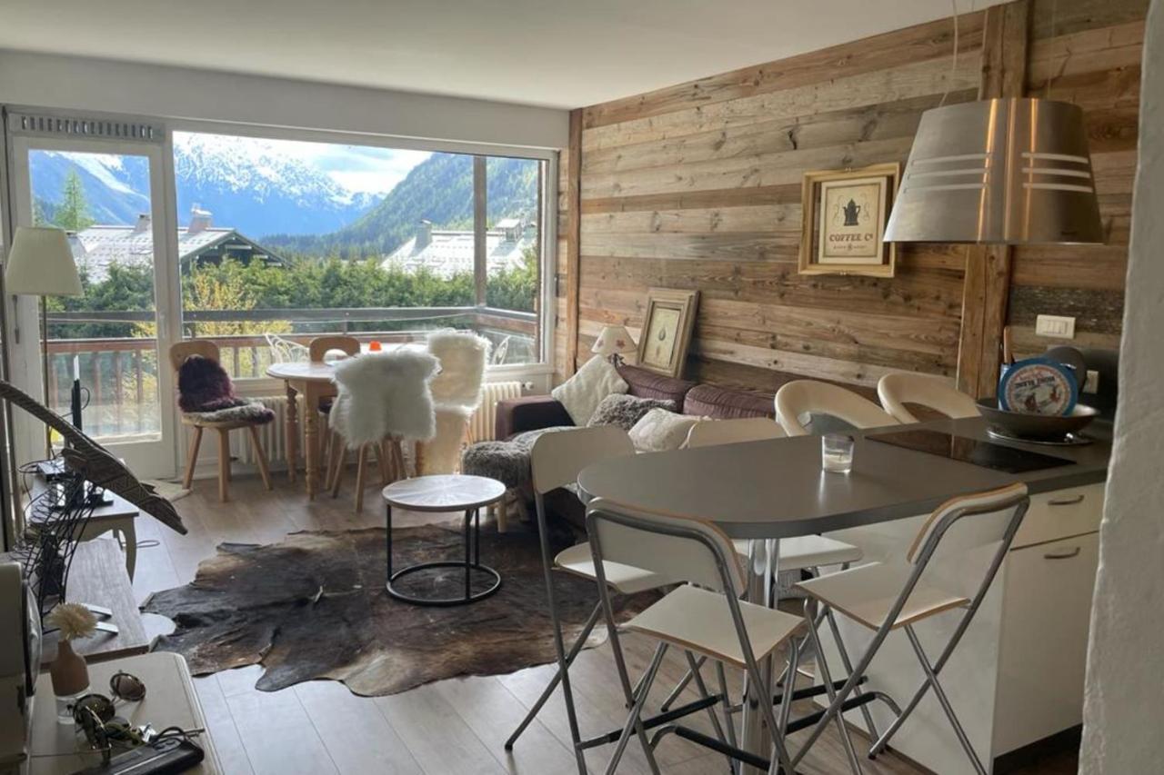 Charming Apt With Swimming Pool In Argentiere Chamonix Exteriör bild